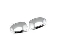 NANGAEBPPW Enjoliveur De Rétroviseur Extérieur Pour GMC Pour Sierra Pour Yukon 1500 2500 1999-2006 Coiffe Protection Capot D'Aile(Argent)