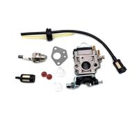 NANGAEBPPW Kit De Carburateur Pour 52cc 49cc 43cc Coupe-Broussailles Avec Joint Tuyau Bougie Filtre À Essence Pour Moteur 40-5 44-5 Pour CG430 Pour CG520(GRIS)