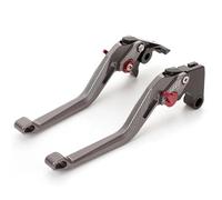 NANGAEBPPW Levier De Frein Et D'embrayage 3D Pour Moto Pour Yamaha YZF R7 2021-2023 Accessoires Poignées(GRIS,Long)