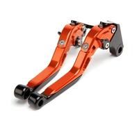 NANGAEBPPW Leviers De Frein Et D'embrayage Extensibles Réglables Pliables Pour Motos Pour VFR 800F/X VFR800 F/VTEC VFR1200X(Orange)