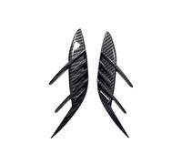 NANGAEBPPW Lot De 2 Pièces pour KIA pour Stinger 2018-2023 Aileron Pare Chocs Arrière Cache D'aération Latérale Garniture D'accessoires Automobiles(Aspect Carbone)