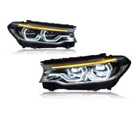 NANGAEBPPW Paire D'assemblage De Phares Voiture LED Pour Série 5 G38 G30 2018 2019 2020 Phare Avant Modifié Plug And Play DRL