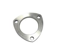 NANGAEBPPW Pièces Automobiles Universelles En Acier Inoxydable Bride De Silencieux D'échappement Joint Triangulaire 51mm 63mm 76mm Accessoires(60MM)