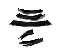 NANGAEBPPW Pièces Modification Pare-Chocs Avant Séparateurs Becquet Kit Carrosserie Spoiler Enveloppe Angle Ailerons Requin pour CHR 2019-2023(Noir Brillant)