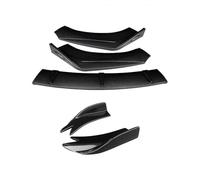 NANGAEBPPW Pièces Modification Pare-Chocs Avant Séparateurs Becquet Kit Carrosserie Spoiler Enveloppe Angle Ailerons Requin pour CHR 2019-2023(Carbon Fiber Look)