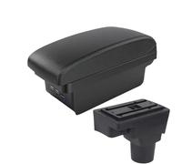 NANGAEBPPW Pour C&hevrolet Pour Aveo II 2011 2012 2013 2014 2015 2016-2020 Boîte D'accoudoir Auto Modification Des Détails Intérieurs(B2 ligne noire 3USB)