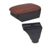 NANGAEBPPW Pour C&hevrolet Pour Nexia Accoudoir Auto Pour C&hevrolet Pour Kalos Console Centrale Boîte De Rangement Accessoires Auto(C6 brown 7USB)