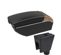 NANGAEBPPW Pour C&hevrolet Pour Spark Pour Spark III Pour Aveo T200 Boîte De Rangement Console Centrale(A3 Noir blanc 7USB)