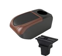 NANGAEBPPW Pour C&hevrolet Pour Trax Pour Tracker 2015 2016 2017 2018 Boîte D'accoudoir Auto Boîte De Rangement Auto Accessoires(B3 Brown frame 6USB)