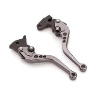 NANGAEBPPW Pour CBR125 2004-2017 Leviers De Frein Et D'embrayage Réglables En Aluminium Pour Moto Accessoires(GRIS,147mm)