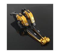 NANGAEBPPW Pour CBR650R 2019-2024 Accessoires Moteur Levier De Frein Ensemble Leviers D'embrayage Poignée Pliable Réglable(Gold Black)