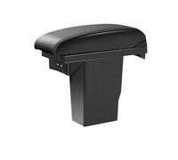 NANGAEBPPW Pour Citroen C3-XR 2017 2018 2019 Boîte De Repose-bras Auto 3 USB Boîte De Rangement Central En Cuir Accessoires(B2 ligne noire 3USB)