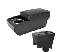 NANGAEBPPW Pour Dacia Pour R&enault Pour Sandero Pour Logan 2 Boîte D'accoudoir Auto Boîte De Rangement Accessoires Auto(B1 Red line 6 usb)