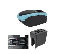 NANGAEBPPW Pour Dacia Pour Spring Boîte D'accoudoir Pour R&enault Pour K-ZE Boîte D'accoudoir Auto Boîte De Rangement Centrale Console De Rangement(Noir Bleu)