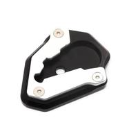 NANGAEBPPW Pour DUCATI 848EVO 848 EVO 1098 1198 Plaque De Support De Béquille De Moto Pied Béquille Latérale Agrandir Le Coussin D'extension(NOIR)