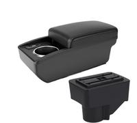 NANGAEBPPW Pour F&ord Pour Fiesta 3 2011 2012 2013 2014 2015 2016 2017 2018 Accoudoir Voiture Accessoires Avec Porte-gobelet(B2 Ligne noire 6USB)
