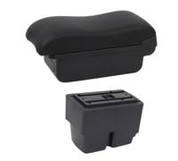 NANGAEBPPW Pour F&ord Pour Fiesta Boîtier D'accoudoir Auto Pour F&ord Pour Fiesta MK7 2009 2010 2011 2012 2013-2017 Boîtier D'accoudoir Central(Ligne noire B2)