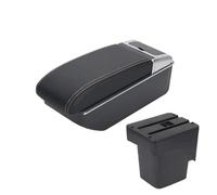NANGAEBPPW Pour F&ord Pour Focus 2 Boîte D'accoudoir Pour Focus 2 Mk2 Boîte D'accoudoir Intérieure Pour Voiture Pièces Intérieures Boîte De Rangement(Black white line)
