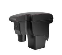 NANGAEBPPW Pour F&ord Pour Focus 2 Boîtier D'accoudoir Pour F&ord Pour Focus Mk2 Accoudoir Auto Console Centrale Boîte De Rangement Cuir(A1 genuine leather)