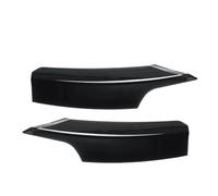 NANGAEBPPW pour F30 F31 M-Sport 2012-2019 Paire De Spoilers Pare-Chocs Avant Ailerons Canards Cache Feux Antibrouillard Et Grille(Type B-Glossy Black)