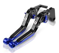 NANGAEBPPW Pour F650GS F650 GS 2000 2001 2002 2003 2004 2005 Accessoires De Moto Levier D'embrayage De Frein Réglable Pliable Et Extensible(Noir Bleu)