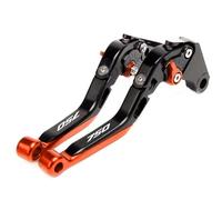 NANGAEBPPW Pour FORZA750 2020 2021 2022 2023 Accessoires Moto Leviers De Frein Et D'embrayage Réglables Pliables Extensibles(Noir orange)