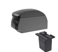 NANGAEBPPW Pour Holden Pour Cruze Boîte D'accoudoir Voiture Boîte De Rangement Accoudoir Pièces De Rechange Détails Intérieurs Accessoires Voiture(A2 Black leather)