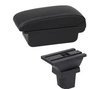 NANGAEBPPW Pour Holden Pour Trax 2013 2014 2015 2016 2017 Accoudoir En Cuir Console Centrale Stockage USB(Ligne Blanche C1)