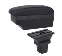 NANGAEBPPW Pour Holden Pour Trax 2013 2014 2015 2016 2017 Accoudoir En Cuir Console Centrale Stockage USB(Ligne noire E1)