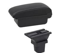 NANGAEBPPW Pour Holden Pour Trax 2013 2014 2015 2016 2017 Accoudoir En Cuir Console Centrale Stockage USB(Ligne blanche B1)