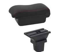 NANGAEBPPW Pour Holden Pour Trax 2013 2014 2015 2016 2017 Accoudoir En Cuir Console Centrale Stockage USB(Ligne rouge B2)