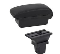 NANGAEBPPW Pour Holden Pour Trax 2013 2014 2015 2016 2017 Accoudoir En Cuir Console Centrale Stockage USB(Ligne noire B1)
