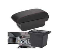 NANGAEBPPW Pour Hyundai I30 Boîte À Accoudoir Pour Hyundai Pour Elantra Pour Touring I30 FD I30cw 2007-2011 Boîte De Rangement D'Accoudoir De Voiture(B1 Noir rouge 3USB)