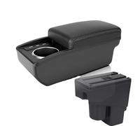 NANGAEBPPW Pour Jazz Boîte D'Accoudoir Pour Fit Pour Jazz 1 2003 2004 2005 2006 2007 Boîte De Rangement Bras Accoudoir Auto(B3 white line 6 usb)