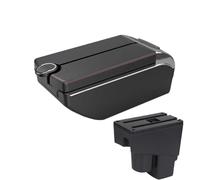 NANGAEBPPW Pour Jazz Boîte D'accoudoir Pour Fit Pour Jazz 1 Accoudoir De Voiture 2003 2004 2005 2006 2007 Boîte De Rangement Bras Accessoires Auto(B1 Red line 7 usb)