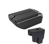 NANGAEBPPW Pour Jazz Boîte D'accoudoir Pour Fit Pour Jazz 1 Accoudoir De Voiture 2003 2004 2005 2006 2007 Boîte De Rangement Bras Accessoires Auto(B2 Ligne noire 7USB)