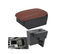NANGAEBPPW Pour Kia K3 BL7 2023 2024 2025 Boîte De Rangement Centrale Pour Accoudoir Auto(C6 brown 7USB)