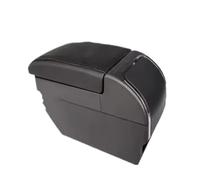 NANGAEBPPW Pour Kia K3 BL7 Boîte D'Accoudoir Pour Kia K3 BL7 2023 2024 2025 Boîte De Rangement Aménagement Intérieur(F All Black No USB)