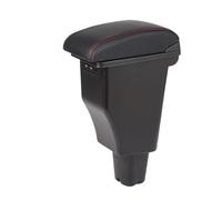 NANGAEBPPW Pour Kia Pour Morning Boîtier D'accoudoir Pour Picanto Boîtier D'accoudoir Auto Pièces Intérieures Pièces Retrofit Boîte De Rangement Centrale(B1 Black red Corium)