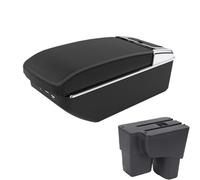 NANGAEBPPW Pour Kia Pour Pegas Accoudoir De Voiture Boîte Boîte De Rangement Central Accessoires De Voiture Pièces De Retouche Intérieure Avec USB(A2 Black line7 USB)