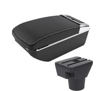 NANGAEBPPW Pour KIA Pour Rio 2 2006-2011 Accessoires De Boîte De Repose-bras De Voiture Intérieur Boîte De Rangement Rétrofit(A2 Black line7 USB)
