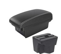 NANGAEBPPW Pour KIA Pour Rio 3 Boîtier De Repose-bras Pour KIA K2 X-line Pour Rio 3 2011-2016 Accessoires D'accoudoir De Voiture Intérieur Boîtier De Rangement(B3 Noir blanc 3USB)