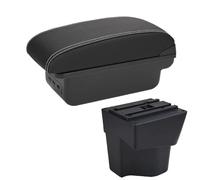 NANGAEBPPW Pour KIA Pour Rio 5 Accoudoir 2014 2013 2012 2015 2016 2017 2018 2019 Boîte D'accoudoir Central Boîte De Rangement(B3 Noir blanc 3USB)
