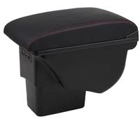 NANGAEBPPW Pour Kia Pour Soul 2006 2007 2008 2009 2010-2017 Boîte À Accoudoir En Cuir Pièces Intérieures Auto Console Centrale Avec USB(A1 Cuir artificiel)