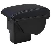 NANGAEBPPW Pour Kia Pour Soul 2006 2007 2008 2009 2010-2017 Boîte À Accoudoir En Cuir Pièces Intérieures Auto Console Centrale Avec USB(Cuir véritable B3)