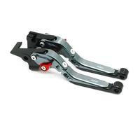 NANGAEBPPW Pour KYMCO AK550 2017-2021 Accessoires Moto Poignées Réglables Et Extensibles Leviers De Frein D'embrayage Pliables(Titane)