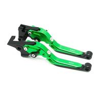 NANGAEBPPW Pour KYMCO AK550 2017-2021 Accessoires Moto Poignées Réglables Et Extensibles Leviers De Frein D'embrayage Pliables(Vert)