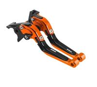 NANGAEBPPW Pour KYMCO AK550 2017-2023 Accessoires Moto Guidon Pliable Extensible Et Réglable Leviers De Frein D'embrayage(Orange)