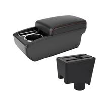 NANGAEBPPW Pour Lada Pour LARGUS Boîte D'accoudoir Auto Boîte De Rangement Accessoires Auto Boîte D'Accoudoir Centrale(A1 Noir rouge SANS USB)