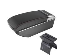 NANGAEBPPW Pour Lada Pour Vesta Boîte D'accoudoir Pour Vesta SW SW Pour CROSS SPORT Boîte D'accoudoir Auto Console Centrale(B1 Black red NO USB)